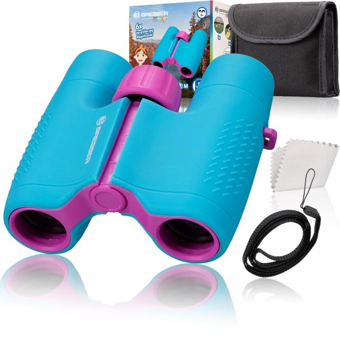 BRESSER JUNIOR 6x21 kinderverrekijker in diverse kleuren (blauw)