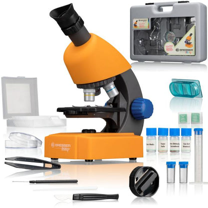 BRESSER JUNIOR Microscoopset met Toebehoren en Transportkoffer