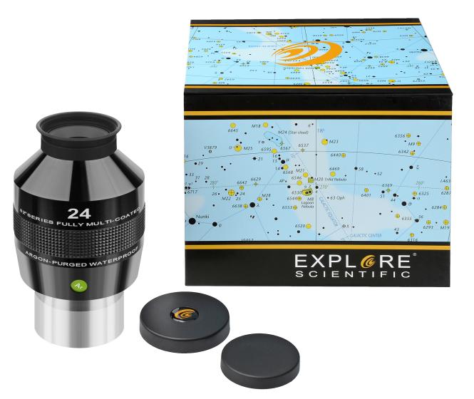 EXPLORE SCIENTIFIC 82° Ar Oculair 24 mm (2")