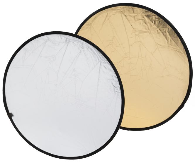 BRESSER BR-TR5 Reflectiescherm goud/zilver 80cm rond