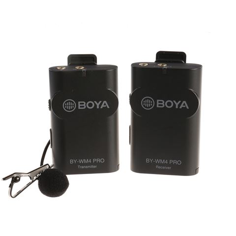 Boya 2 4 ghz duo lavalier microfoon draadloos by wm4 pro k1 full