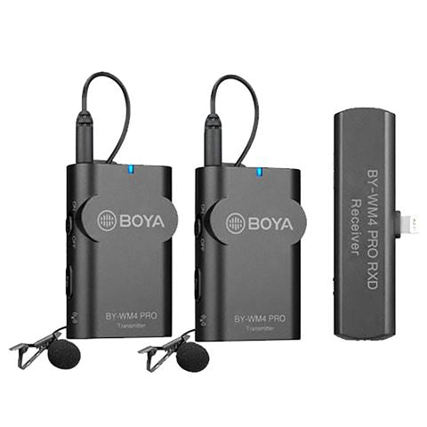 Boya 2 4 ghz duo lavalier microfoon draadloos by wm4 pro k4 voor ios full