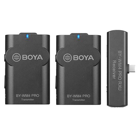 Boya 2 4 ghz duo lavalier microfoon draadloos by wm4 pro k6 voor android full