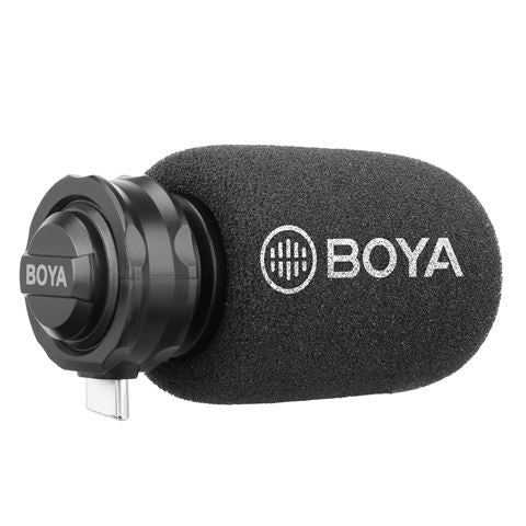 Boya digitale shotgun microfoon by dm100 voor android usb c full