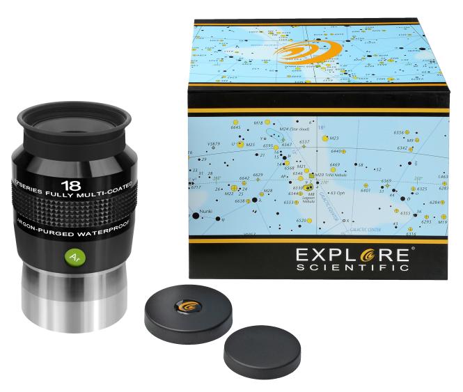 EXPLORE SCIENTIFIC 82° Ar Oculair 18 mm (2")