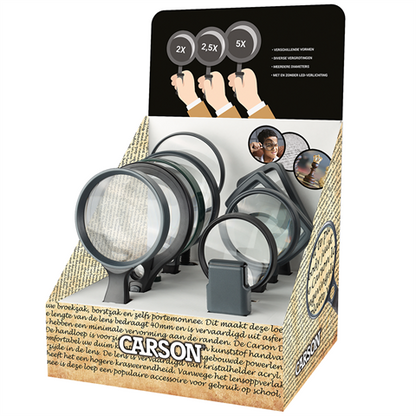 Carson loepen promo set met gratis balie display ful