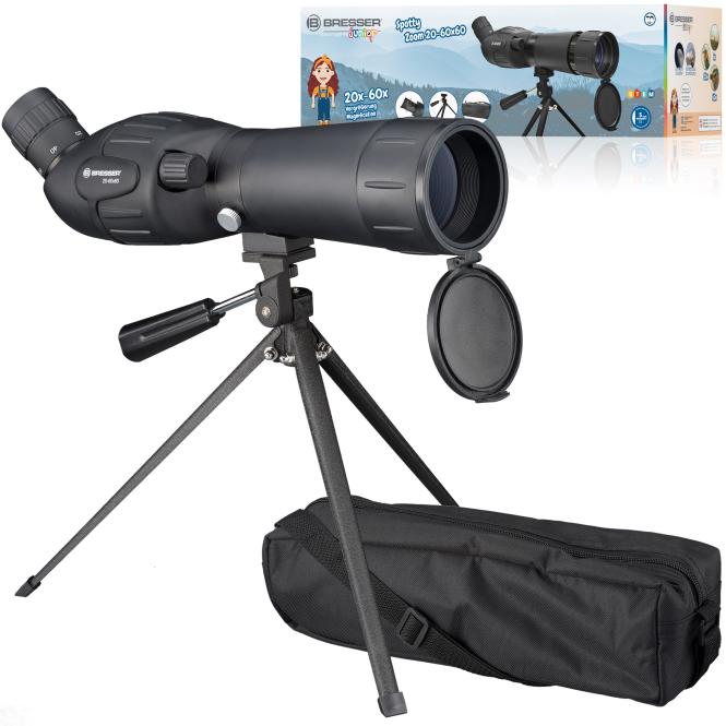 BRESSER JUNIOR Spotty zoom 20-60x60 + statief