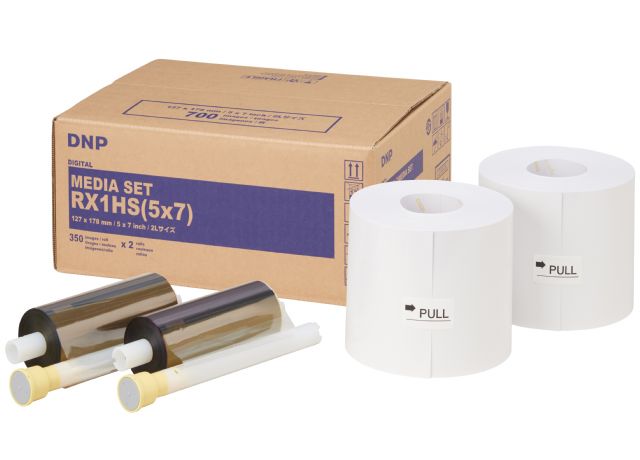 Dnp papier dsrx1hs 5x7 2 rol 400 st 13x18 voor ds rx1hs full