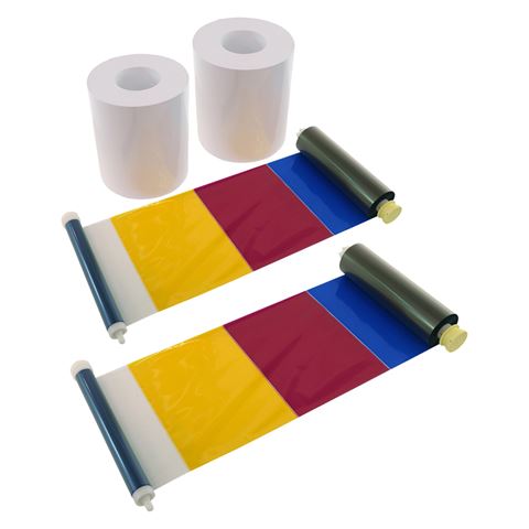 Dnp sticker papier 2 rol 200 st 15x20 voor ds620 full