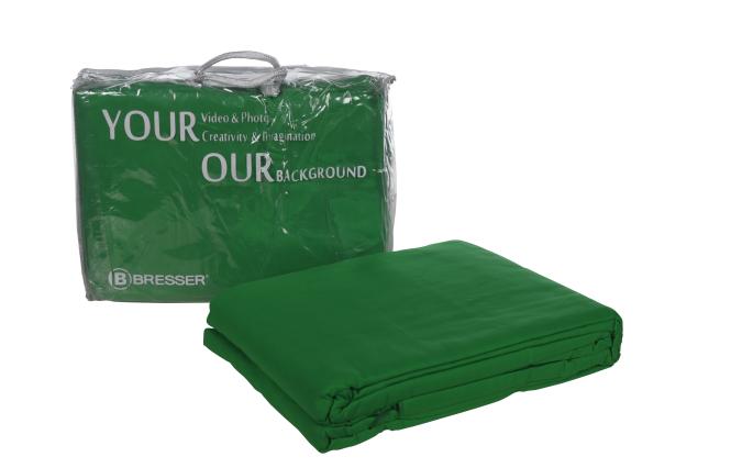 BRESSER Y-9 Achtergrond Doek 4x6m Chromakey Groen