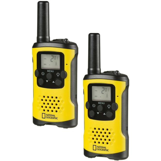 NATIONAL GEOGRAPHIC walkietalkies met groot bereik tot 6 km en handsfreefunctie