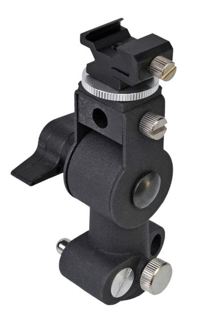BRESSER B-30 D-Bracket Flitshouder met neigkop