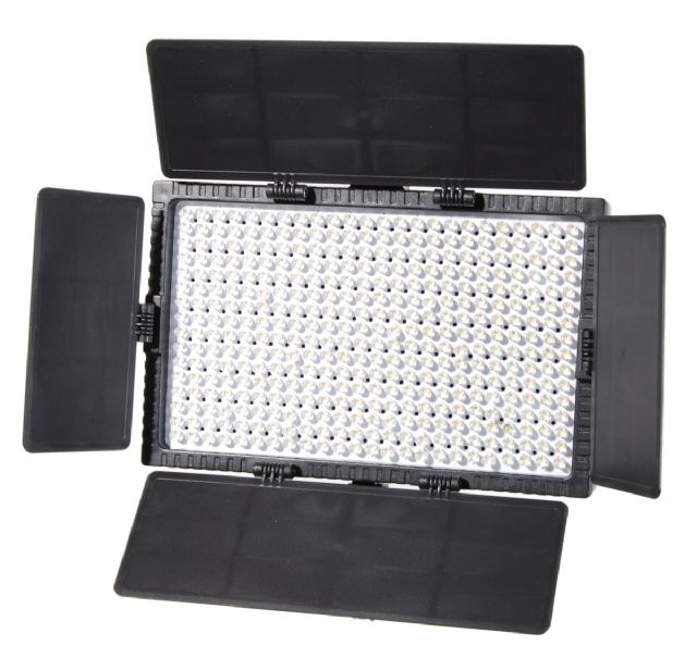 Falcon eyes bi color led lamp set dimbaar dv 384ct k2 incl accu full dv