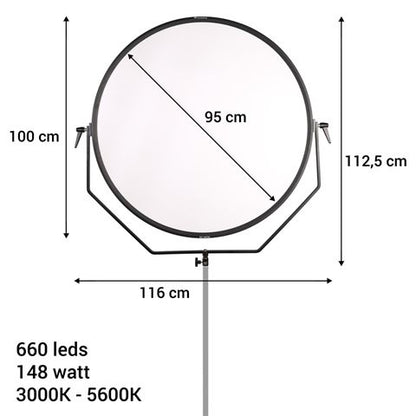 Falcon eyes bi color led lamp sophiez so 148tdx op 230v full