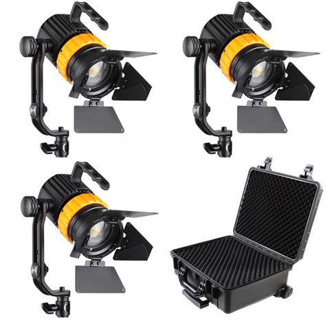 Falcon eyes bi color mini led fresnel set p 5ad k3 full 29