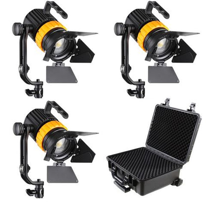 Falcon eyes bi color mini led fresnel set p 5ad k3 full 29