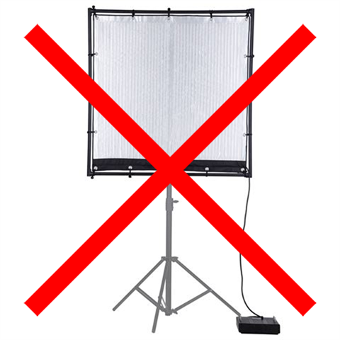 Falcon eyes flexibel bi color led paneel rx 120tdx 121x121 cm ful
