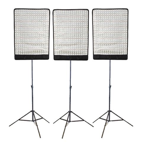 Falcon eyes flexibel led paneel rx 18td set 3 ful