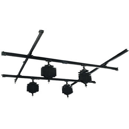 Falcon eyes plafond railsysteem b 3030c 3x3 m incl 4 pan