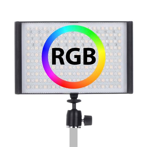 Falcon eyes rgb led lamp set t8 incl accu full