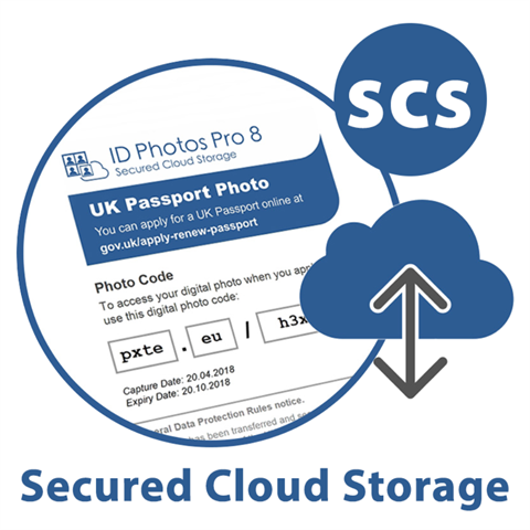 Idphotos beveiligde cloud opslag service 1 jaar full secured cloud