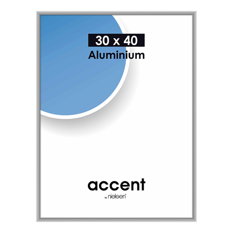 Nielsen Fotolijst 59844 Accent Mat Zilver 30x45 cm