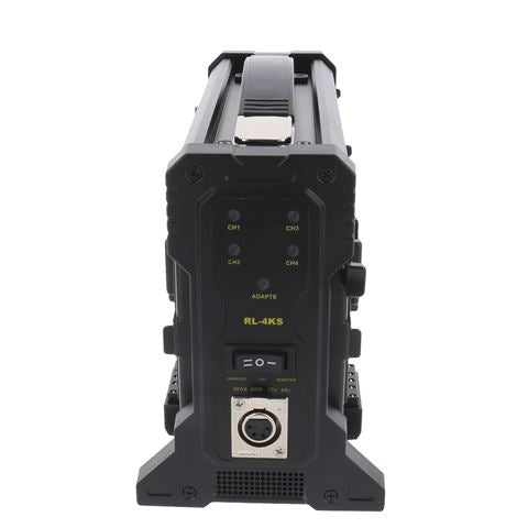 Rolux Acculader RL-4KS voor 4 x V-Mount Accu