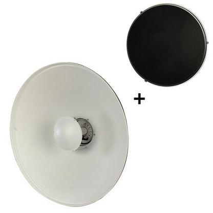 Studioking beauty dish wit sk bd550w 55 cm met honingraat full 573106 h