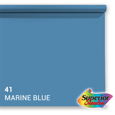 Superior Achtergrondpapier 41 Marine Blue 2,72 x 11m