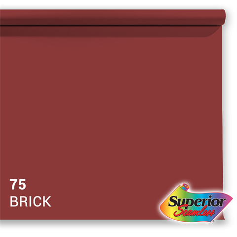 Superior Achtergrondpapier 75 Brick 2,72 x 11m