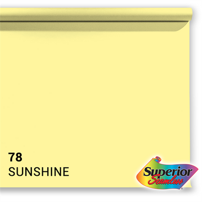 Superior Achtergrondpapier 78 Sunshine 2,72 x 11m