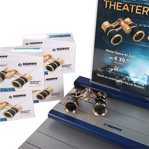 Theaterkijker kit display met top card inclusief theaterkijkers full